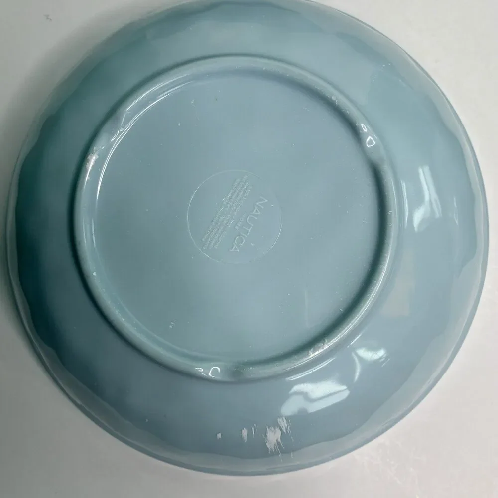 Nautica Watercolors Blue Melamine 5 Pasta/Soup Bowls